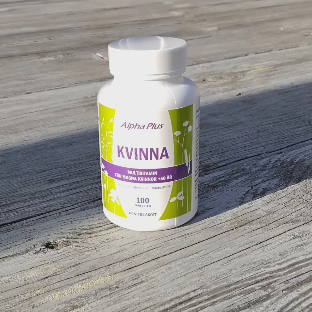 Kvinna Multivitamin - för mogna kvinnor
