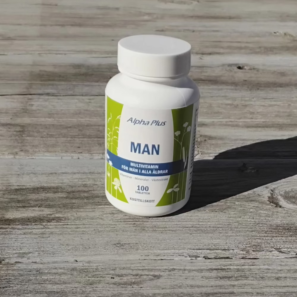 Man Multivitamin för män i alla åldrar