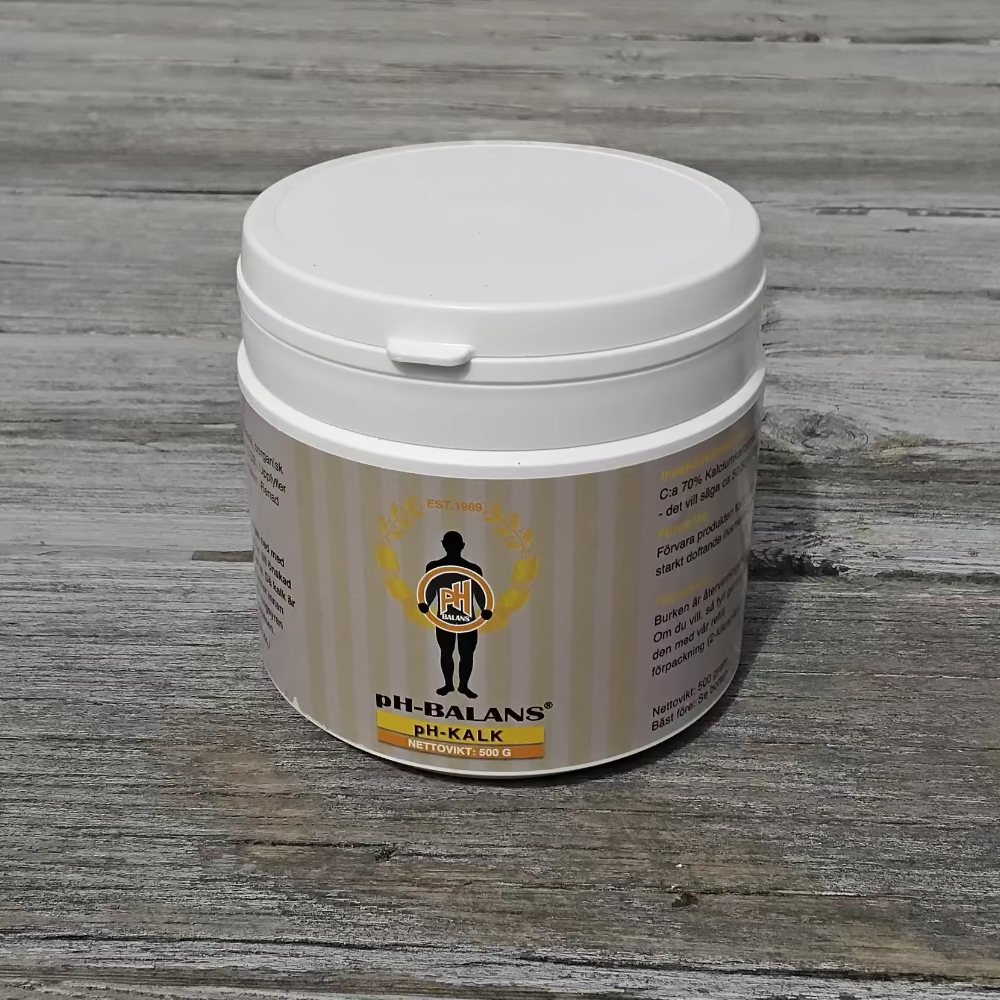 pH-Kalk 500g - Naturligt Mineraltillskott med Kalcium & Magnesium