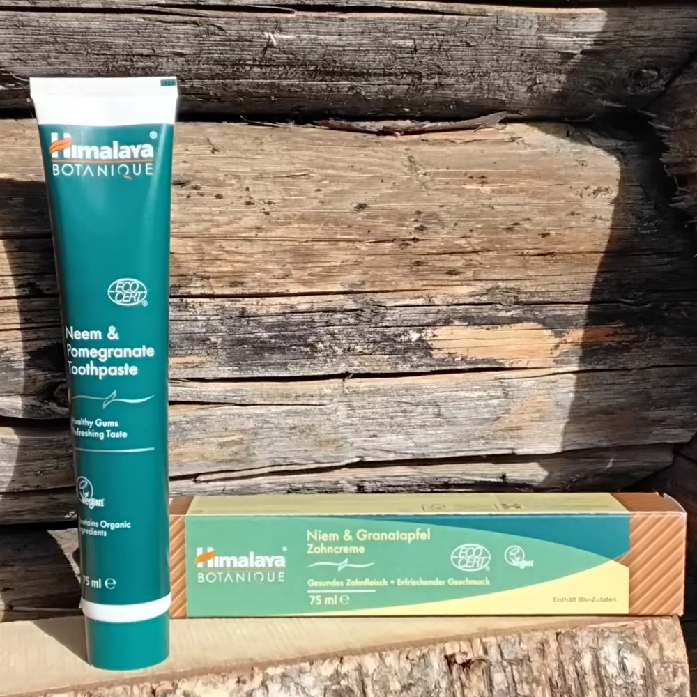 Naturlig Tandkräm med Neem & Granatäpple - Fluorfri & Antibakteriell