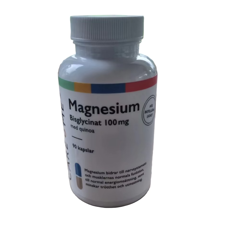 Magnesium 100 mg -förbättra din hälsa och sömn
