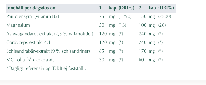 Adreno Plus - minska trötthet och utmattning