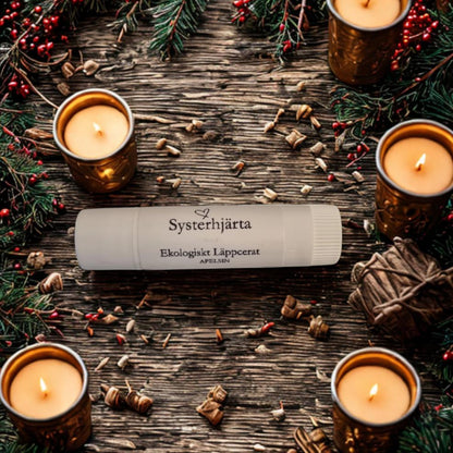 Systerhjärta Läppcerat - apelsin