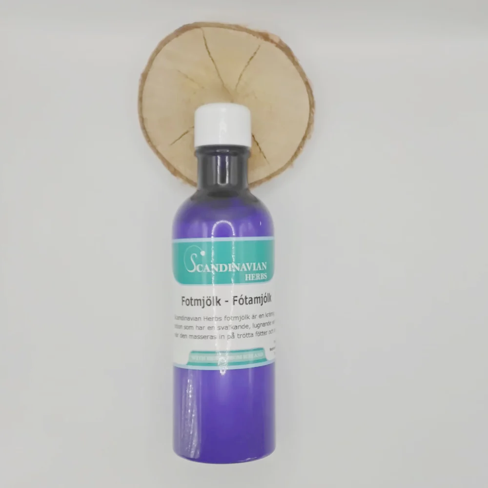 Scandinavian Herbs Fotmjölk 200 ml - utgångsdatum passerat, sista ex
