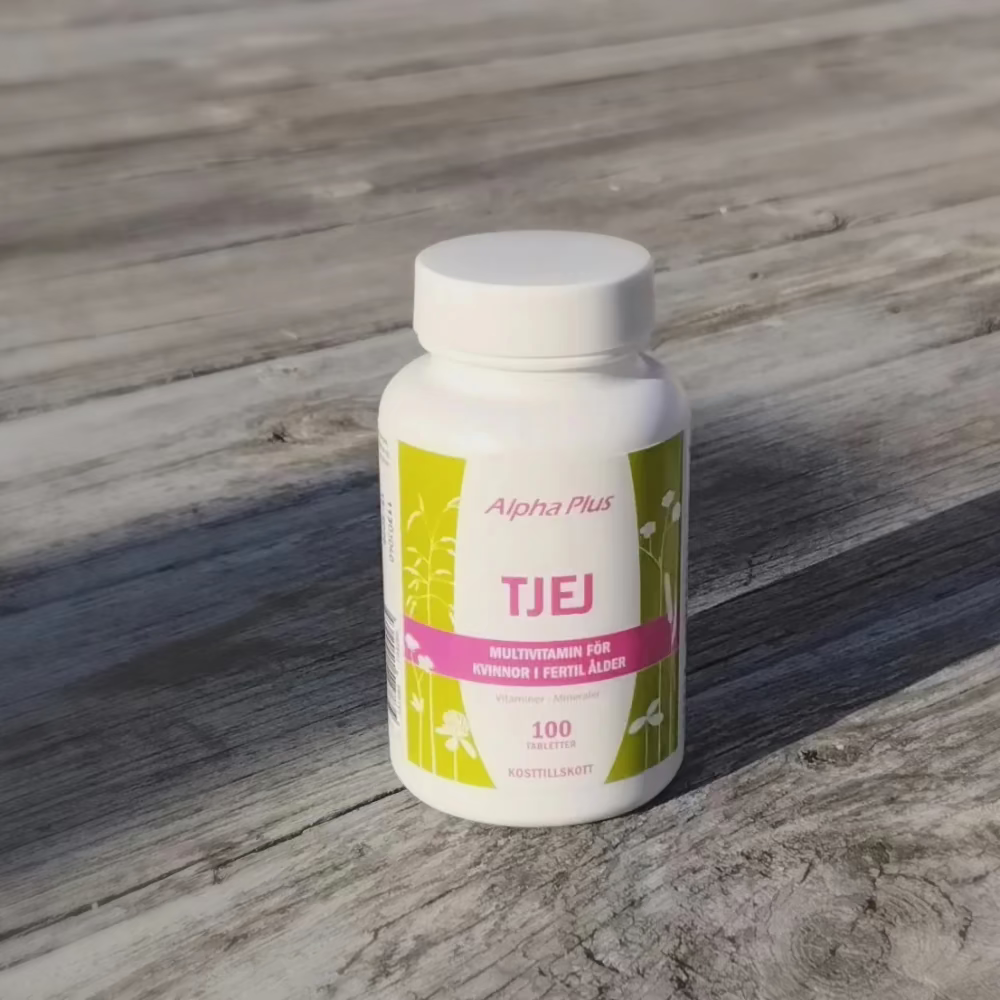 Alpha Plus Tjej Multivitamin 100 tabletter - sista ex