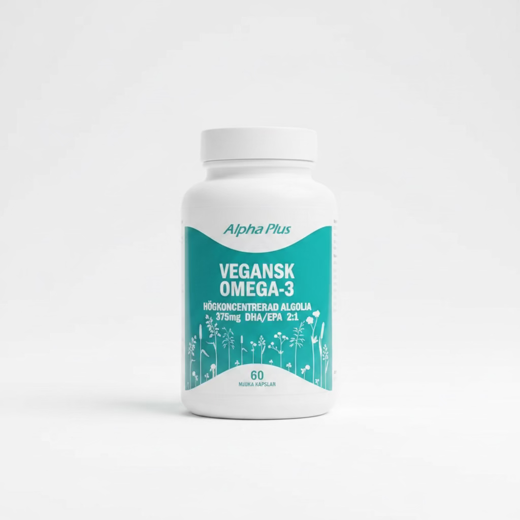 Alpha Plus Omega 3 Vegan 60 kapslar