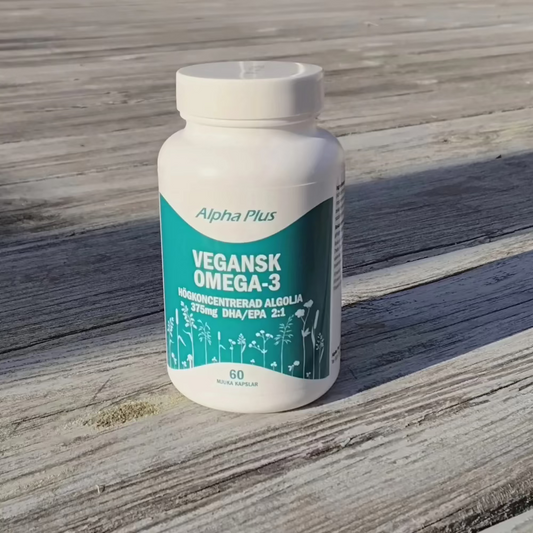 Omega 3 Vegan - för hjärta, minne och ögon