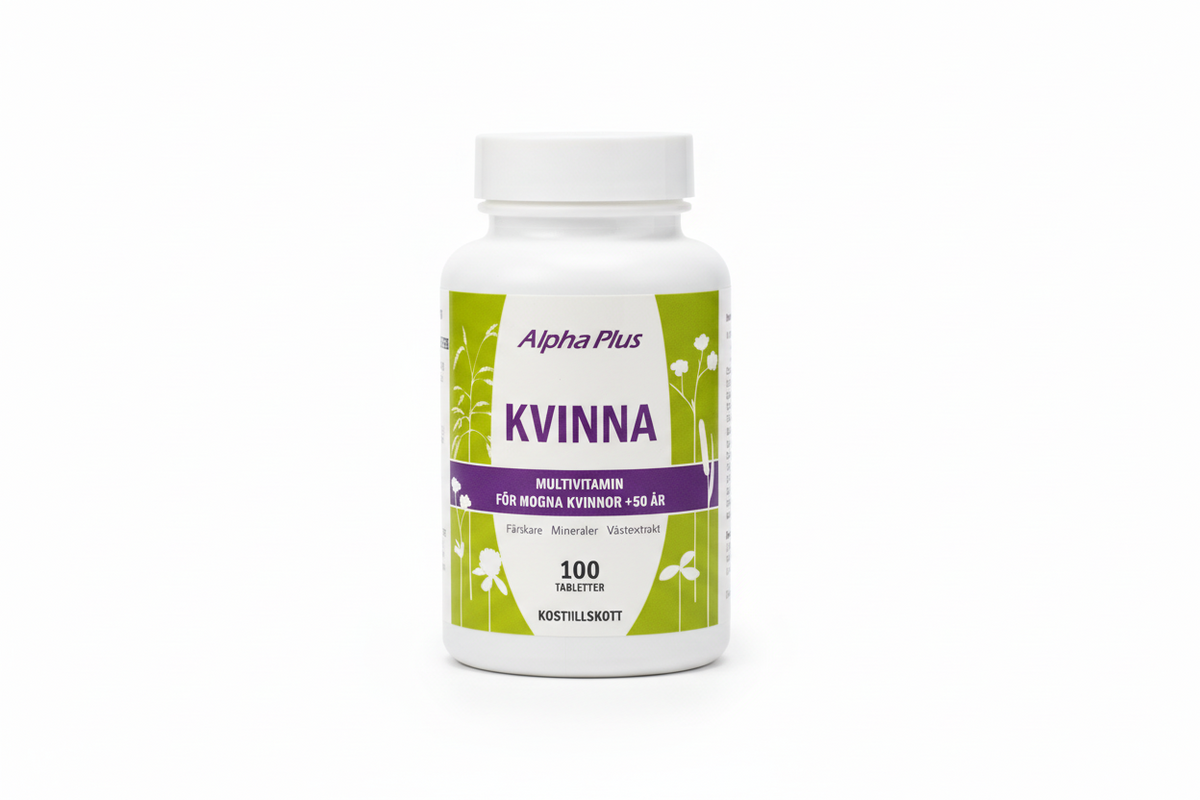 Alpha Plus Kvinna Multivitamin 100 tabletter