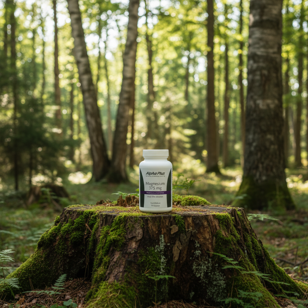 Alpha Plus Magnesium 375 mg 90 kapslar