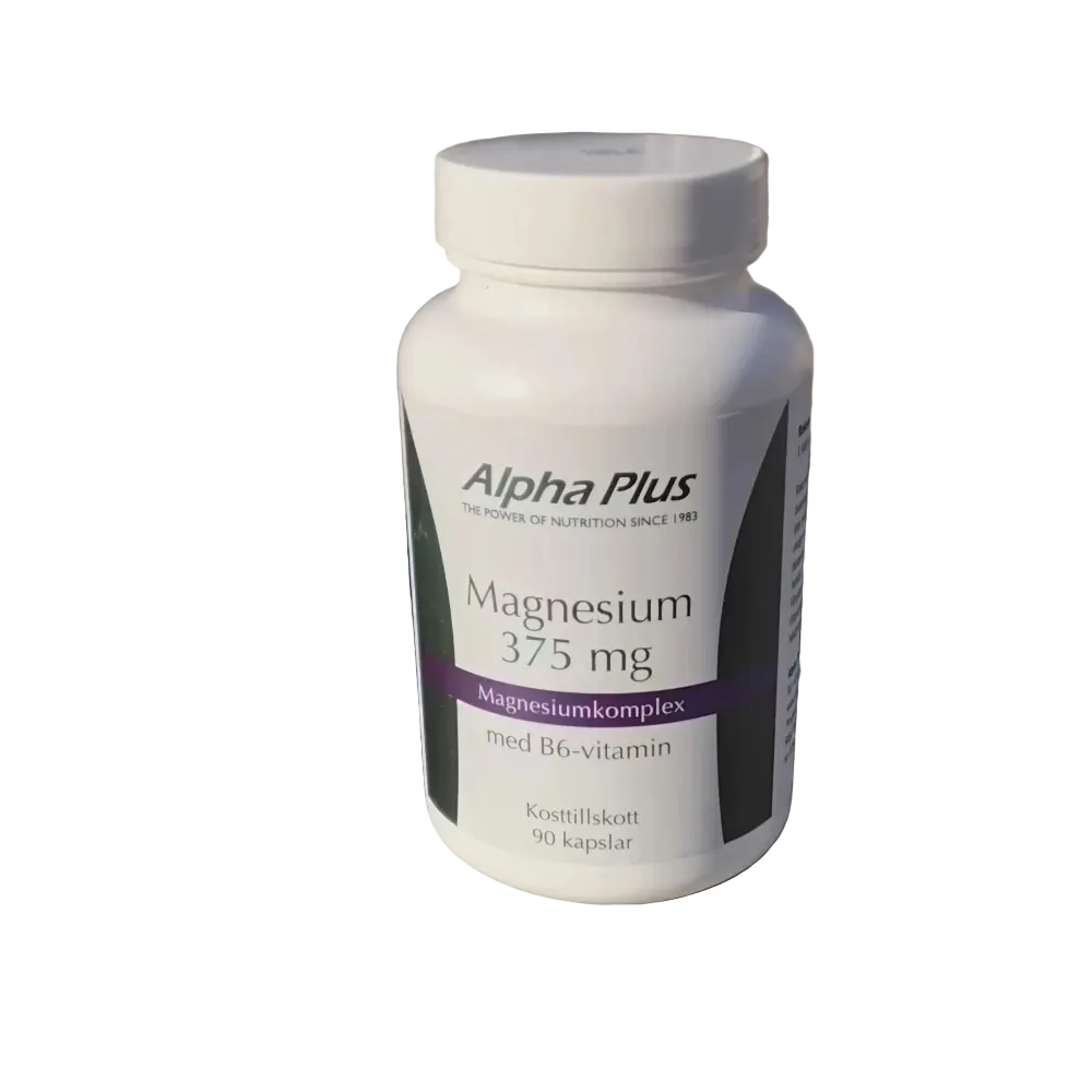 Alpha Plus Magnesium 375 mg 90 kapslar