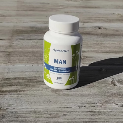 Man Multivitamin för män i alla åldrar