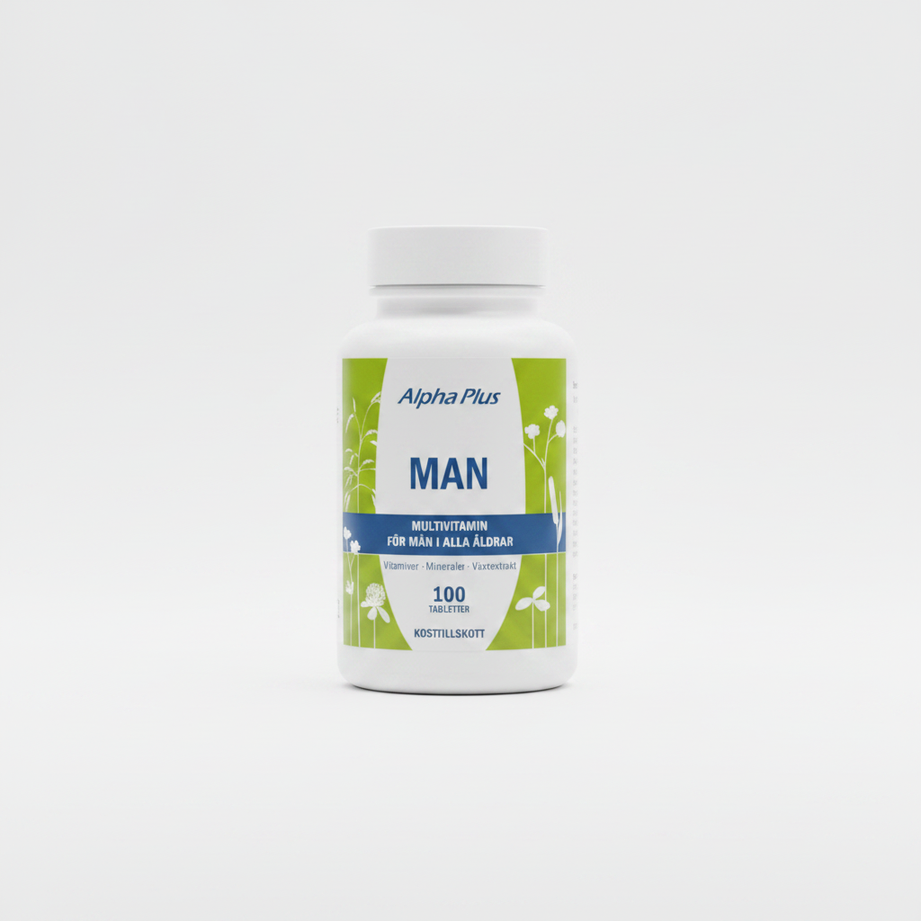 Alpha Plus Man Multivitamin 100 tabletter