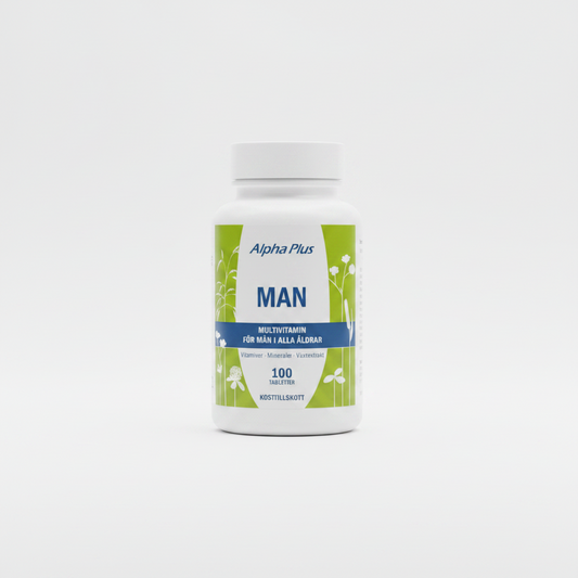 Alpha Plus Man Multivitamin 100 tabletter