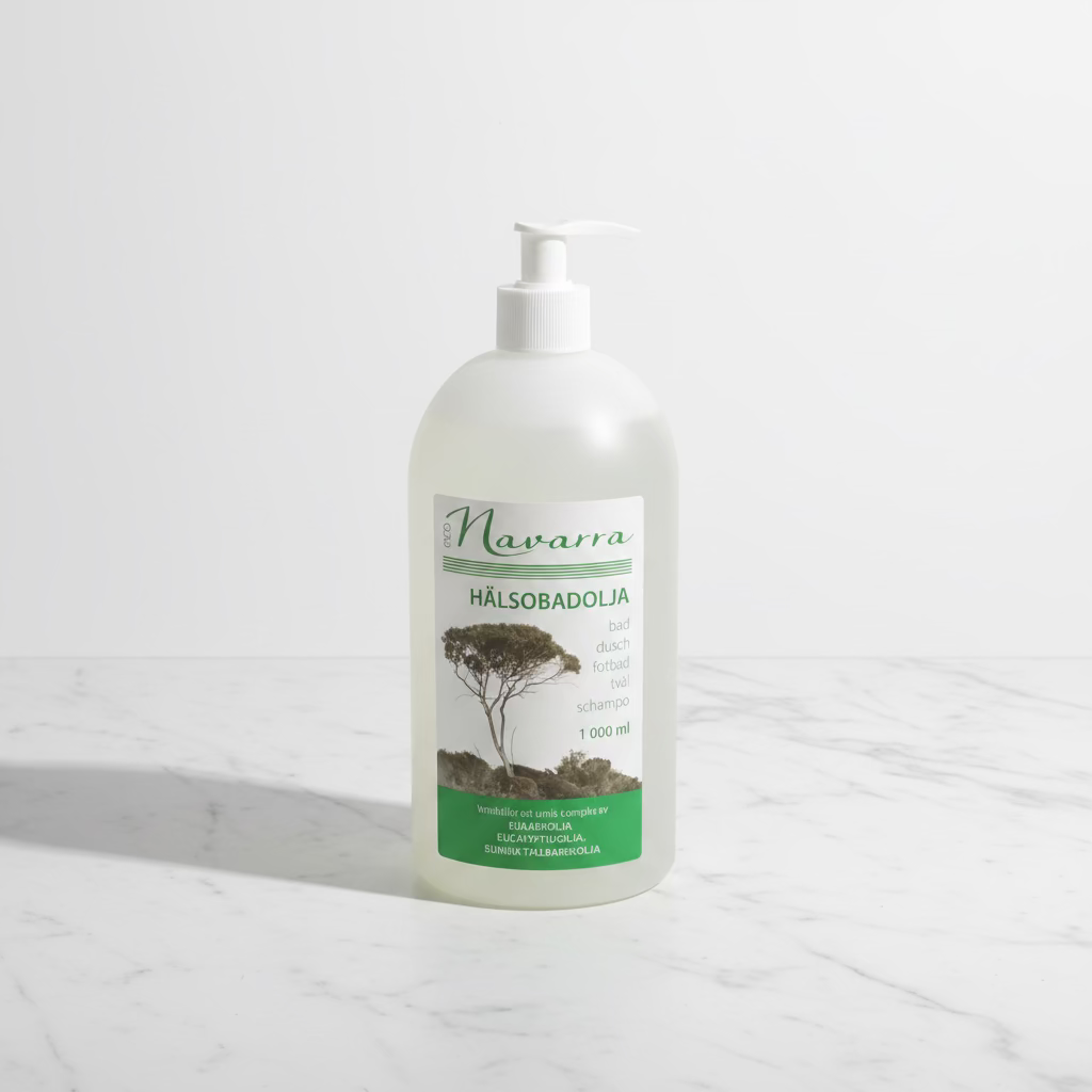 Hälsobadolja Navarra - 1000 ml parabenfri