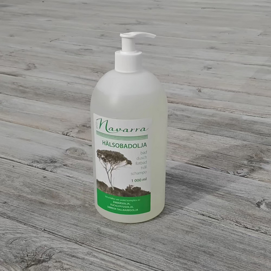 Hälsobadolja Navarra 1000 ml - parabenfri