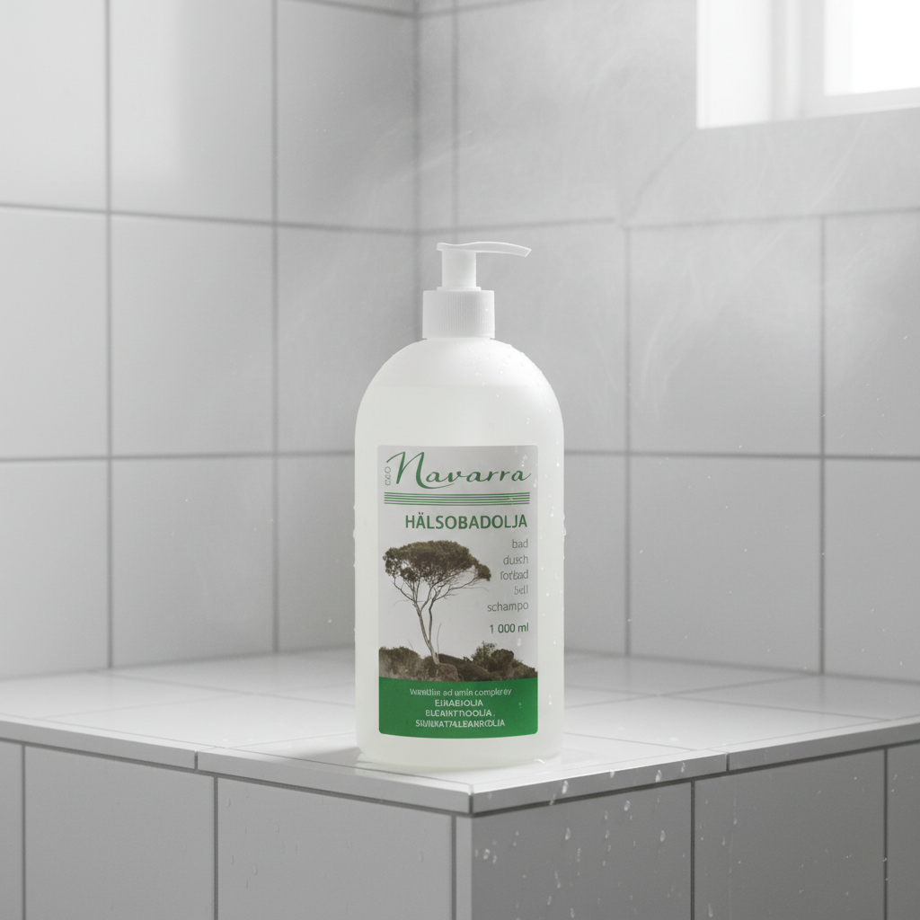 Hälsobadolja Navarra - 1000 ml parabenfri