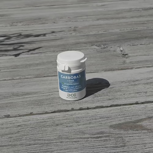 DCG CarboBas+ Zink 120 tabletter