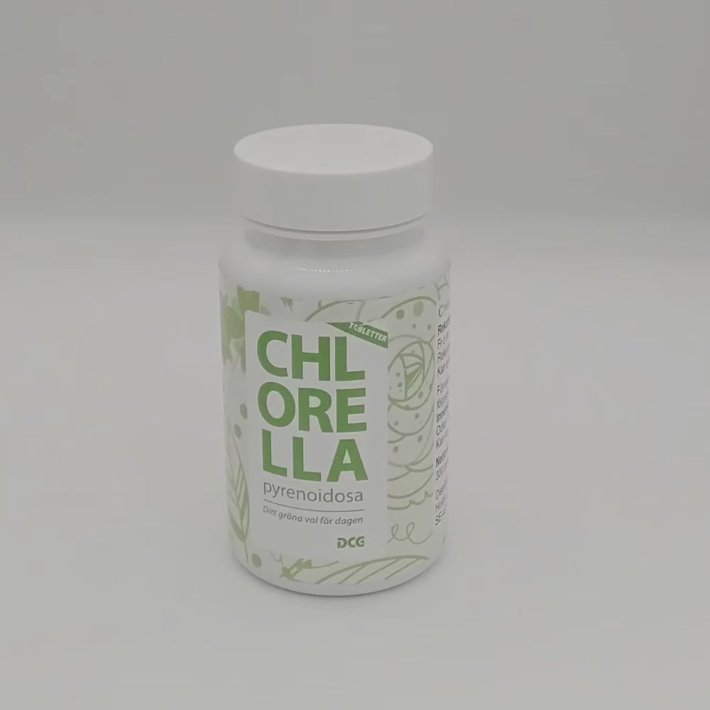 DCG Chlorella Pyrenoidosa 300 tabletter - kort datum