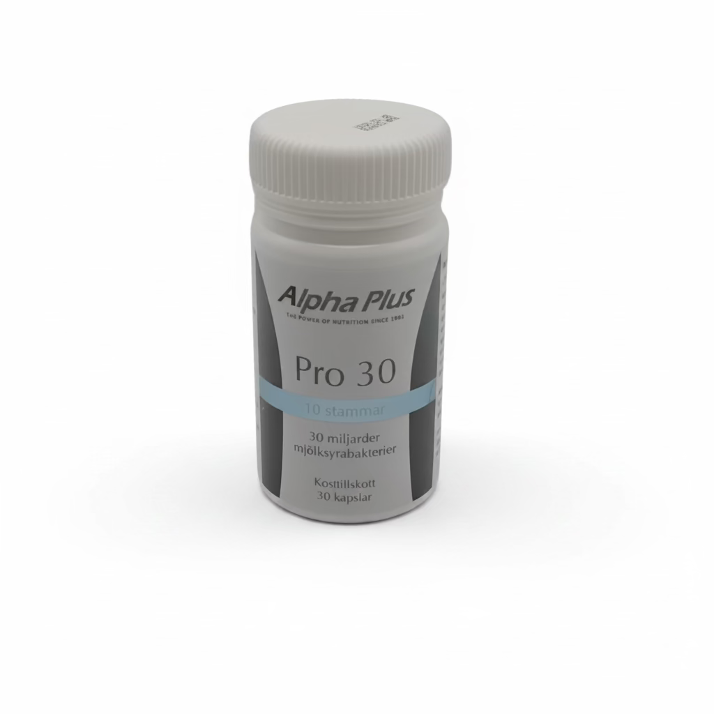 Alpha Plus Probiotika 30 miljarder 30 kapslar