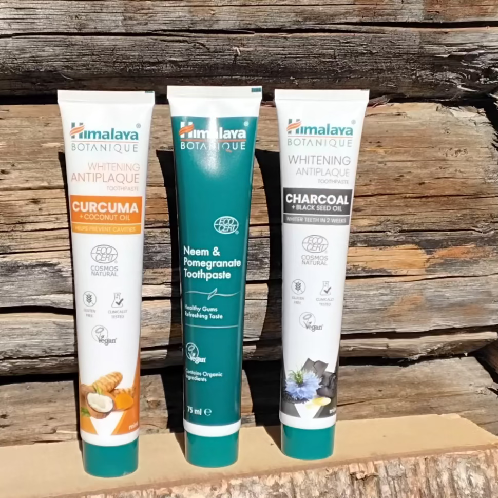 Naturlig Tandkräm med Neem & Granatäpple - Fluorfri & Antibakteriell