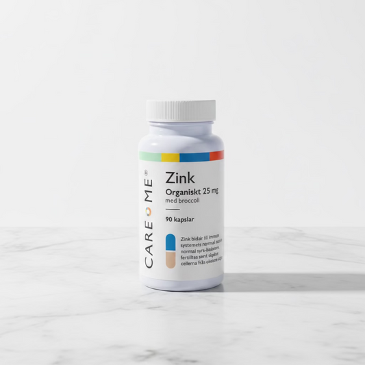 Zink CareMe 25 mg 90 kapslar
