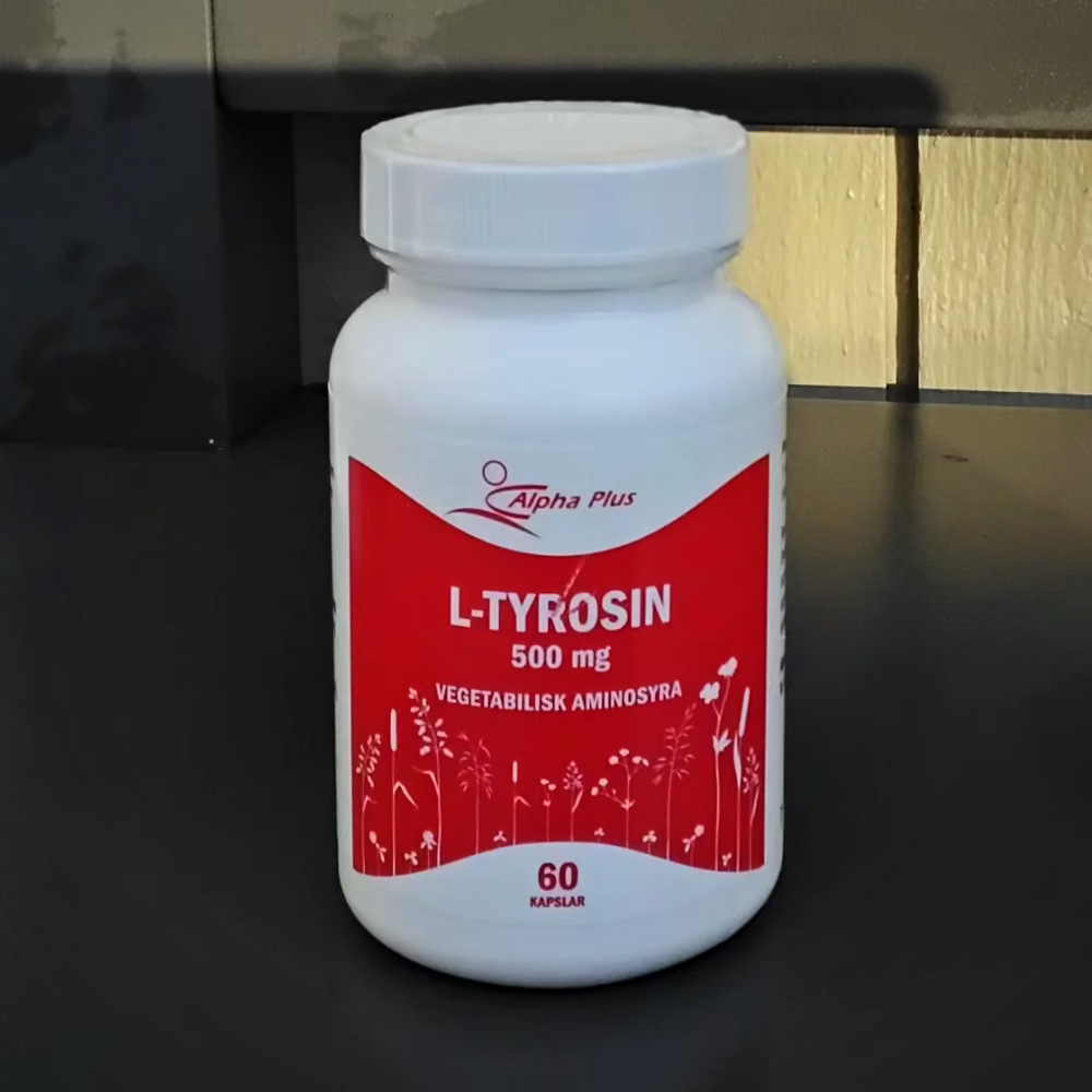 L-tyrosin Alpha Plus, 60 kapslar
