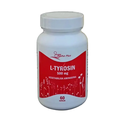 L-tyrosin Alpha Plus, 60 kapslar
