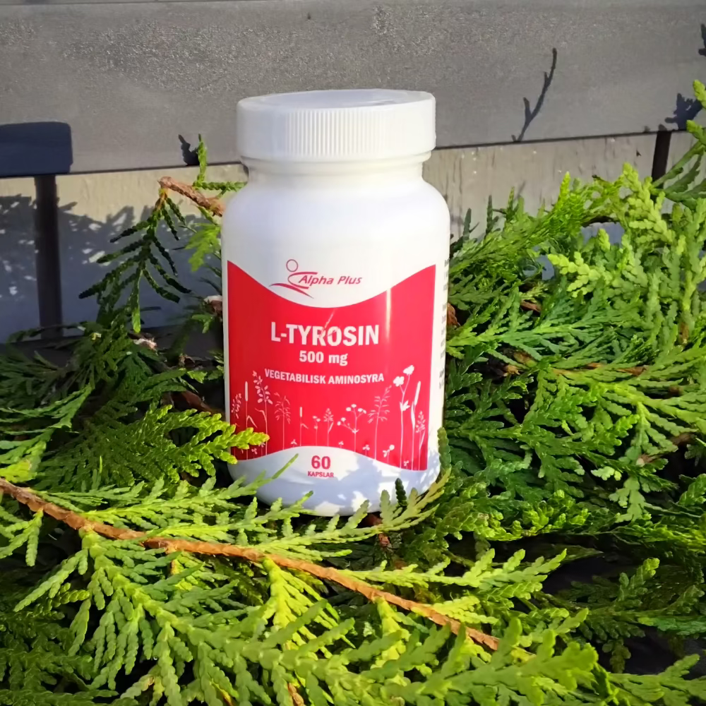L-tyrosin Alpha Plus, 60 kapslar