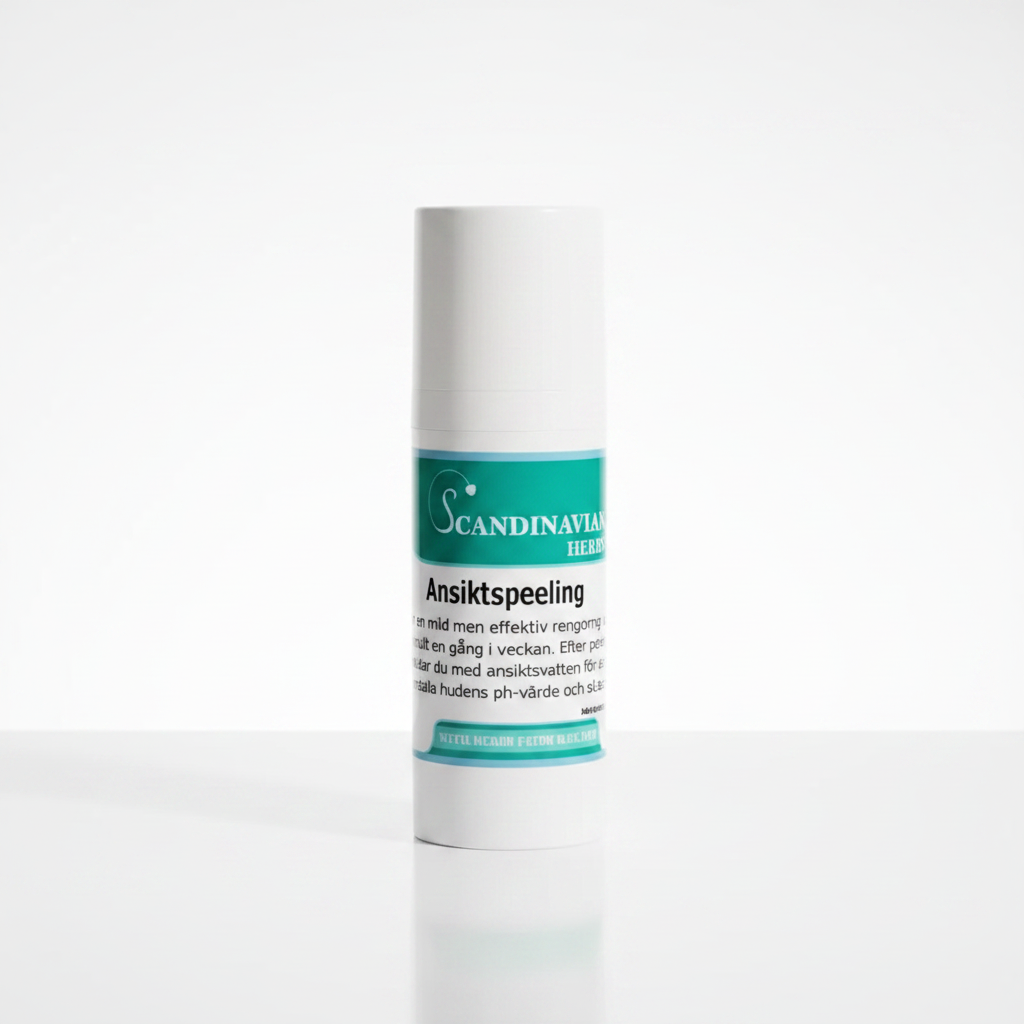 Ansiktspeeling med Nordiska Örter 50 ml – Scandinavian Herbs - kort datum