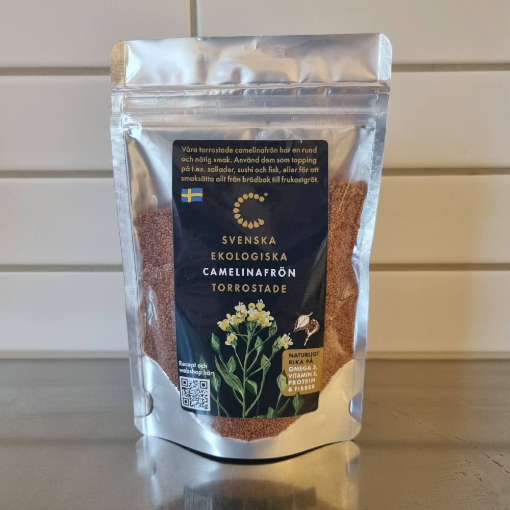 Ekologiska Camelinafrön KRAV - Torrostade 100g