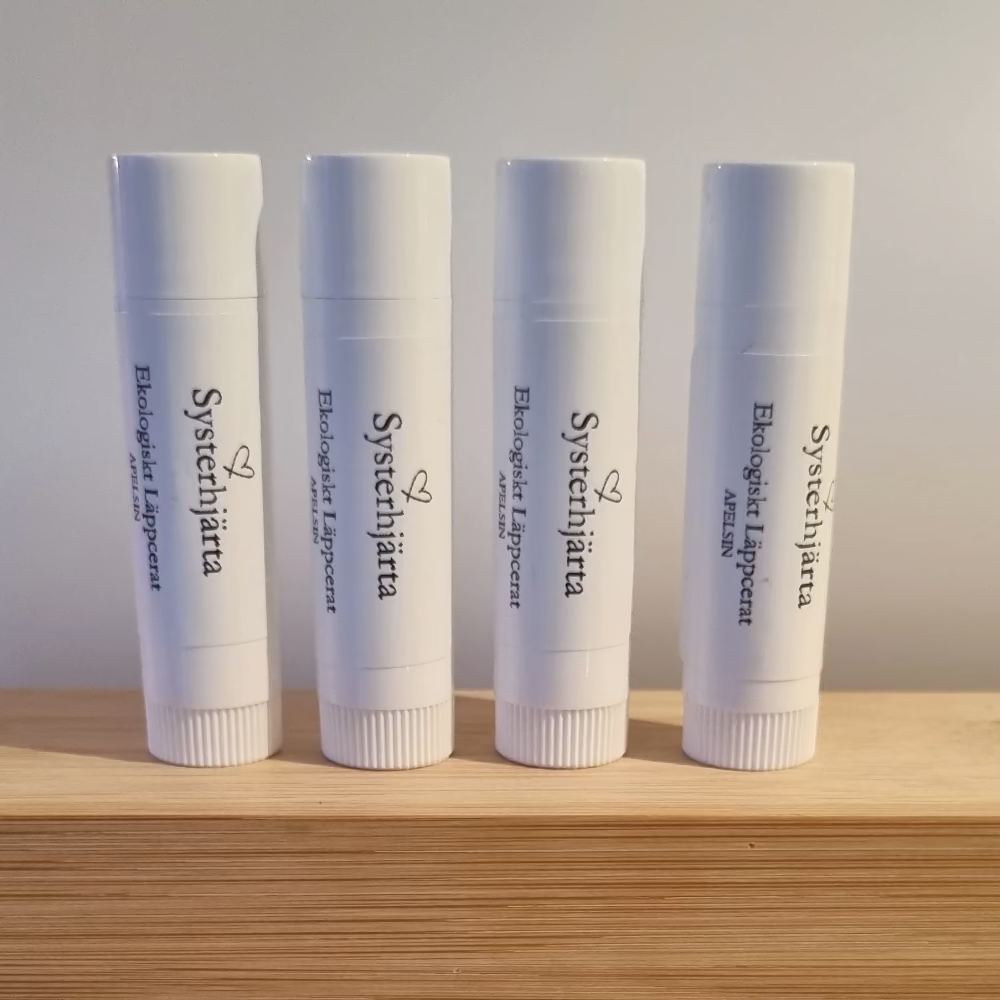 Systerhjärta Läppcerat - apelsin