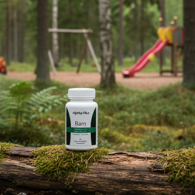 Alpha Plus Barn Multivitamin 3-12 år 60 tabletter