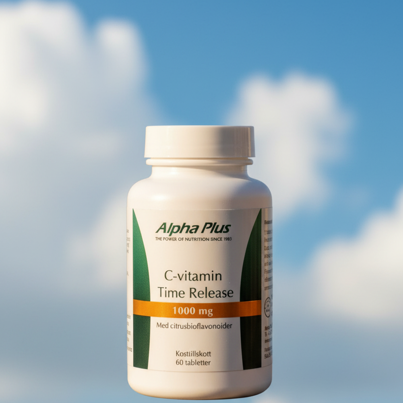 C-vitamin Time Release fr Alpha Plus 60 tabletter