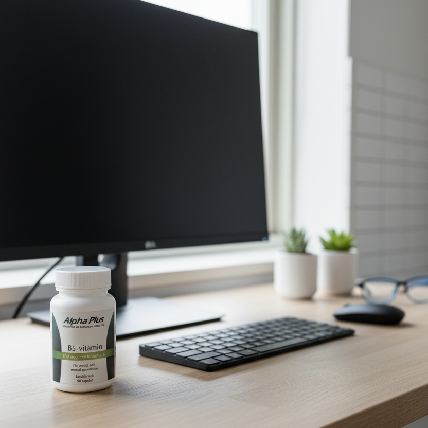 B5-vitamin 100 mg – Energi & mental prestationsförmåga