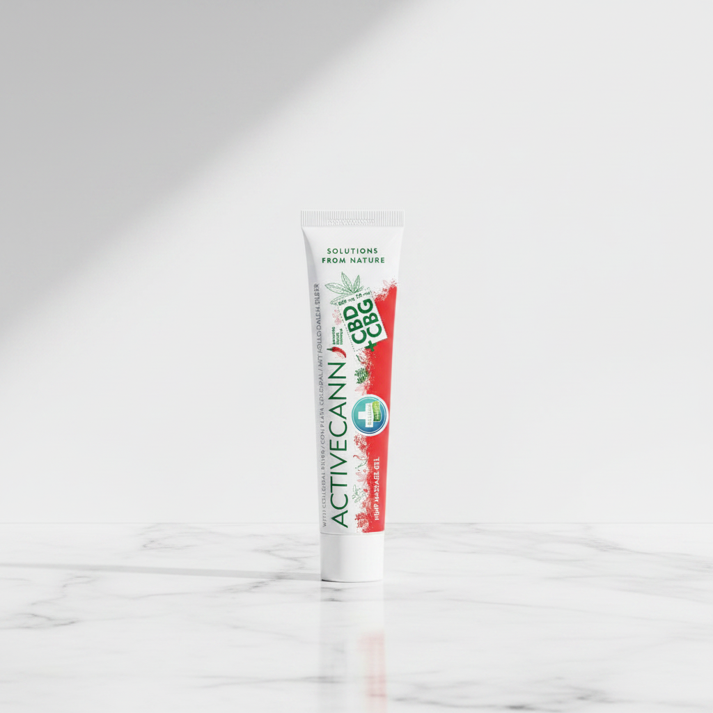 Activecann Warming Hampa Gel 600 mg CBD + CBG – med chili
