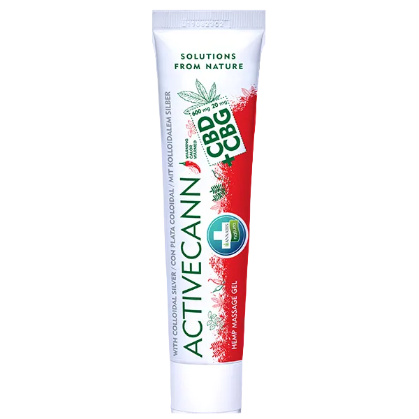 Activecann Warming Hampa Gel 600 mg CBD + CBG – med chili