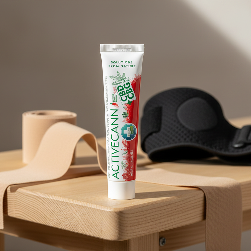 Activecann Warming Hampa Gel 600 mg CBD + CBG – med chili