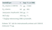D-vitamin Alpha Plus 3000 IE 60 kapslar