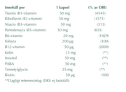 Metyl B-komplex – Aktiva B-vitaminer | Alpha Plus 100 kapslar