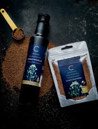 Ekologiska Camelinafrön KRAV - Torrostade 100g