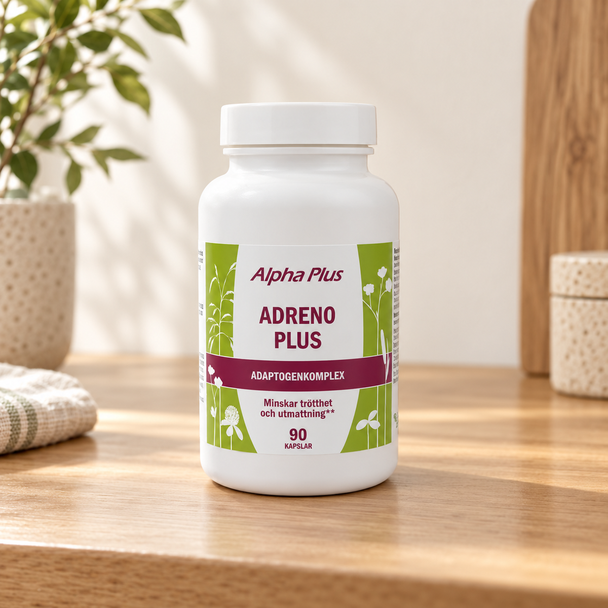 Adreno Plus från Alpha Plus 90 kapslar