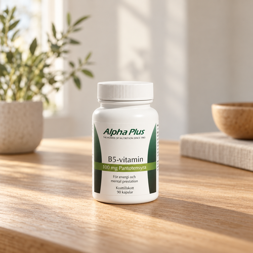 B5-vitamin 100 mg – Energi & mental prestationsförmåga