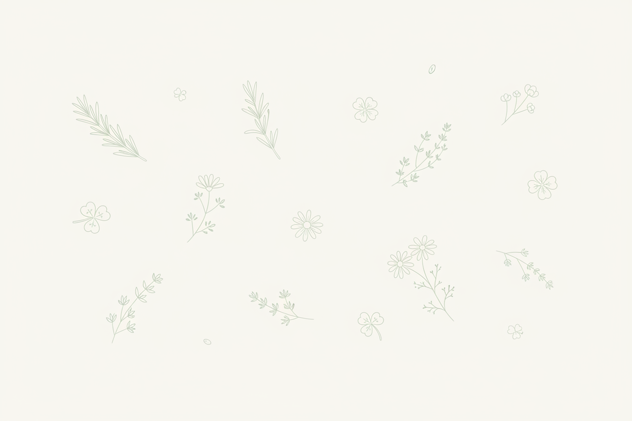 Banner bakgrund – botanisk nordisk stil