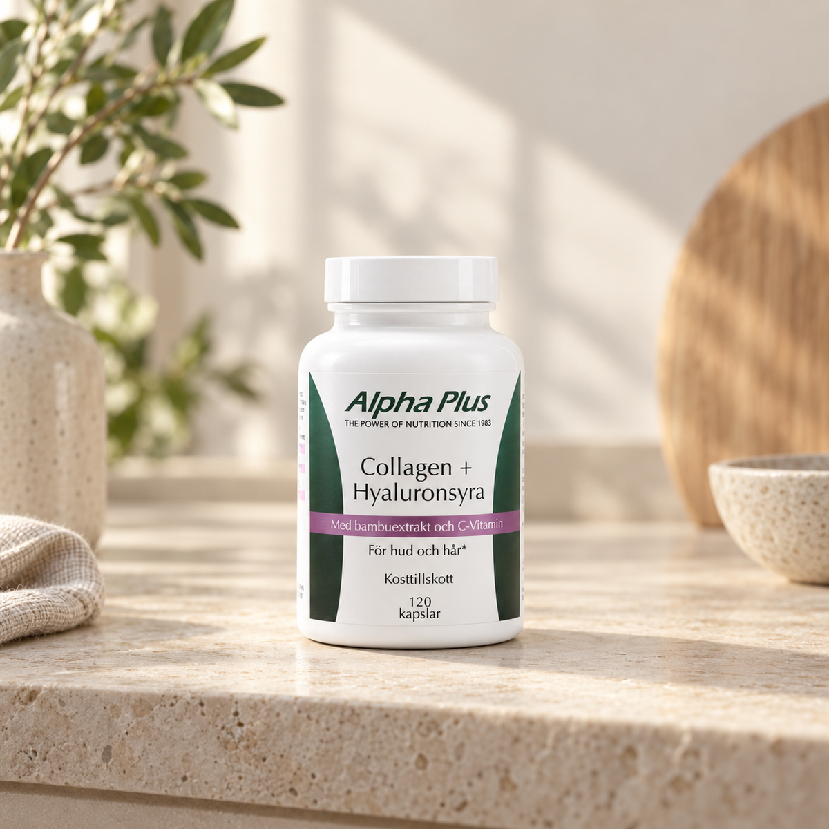 Collagen + Hyaluronsyra – Marint kollagen för hud, hår & naglar