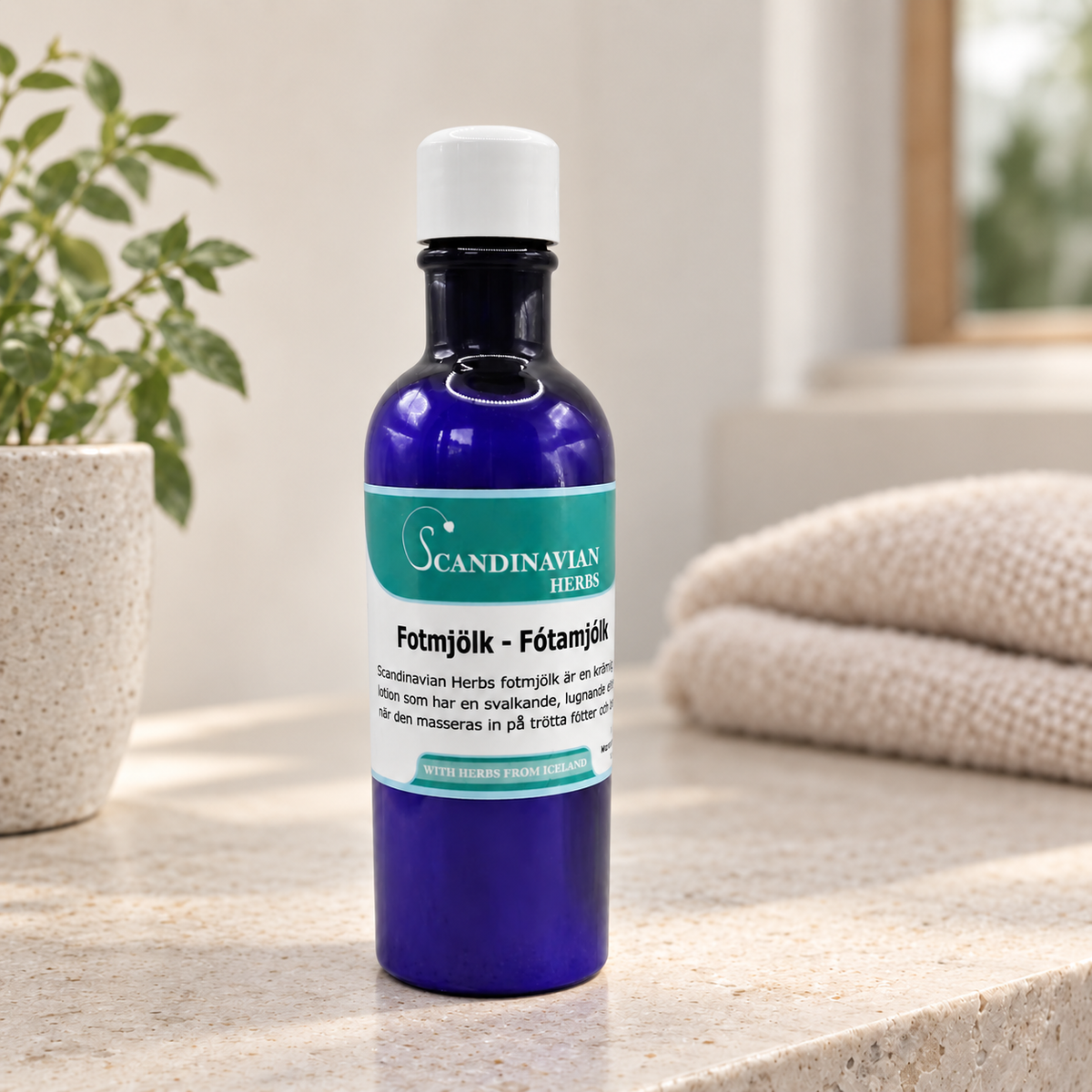 Scandinavian Herbs Fotmjölk 200 ml - utgångsdatum passerat, sista ex