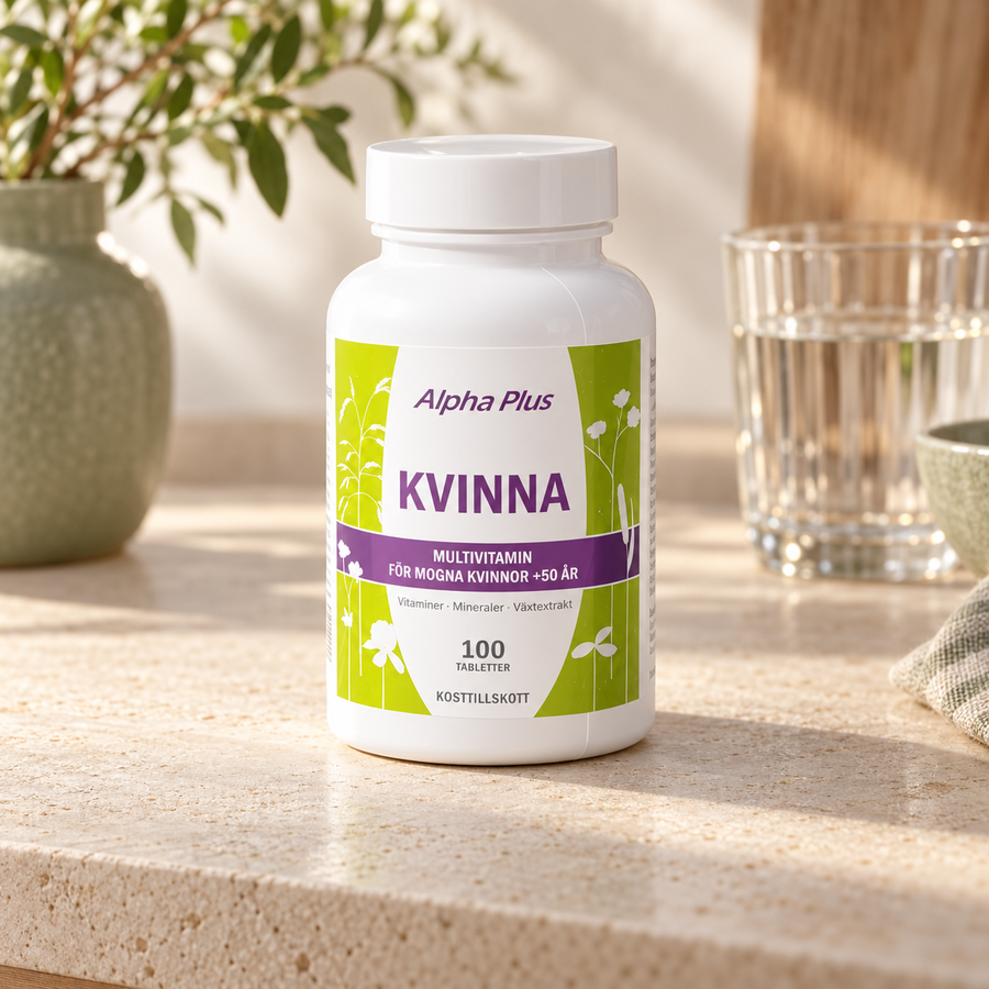 Alpha Plus Kvinna Multivitamin 100 tabletter