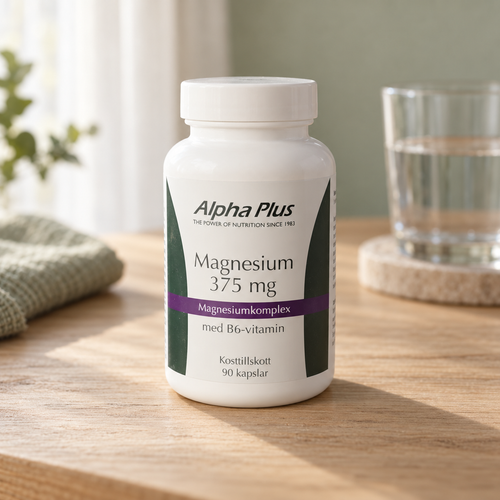 Alpha Plus Magnesium 375 mg 90 kapslar
