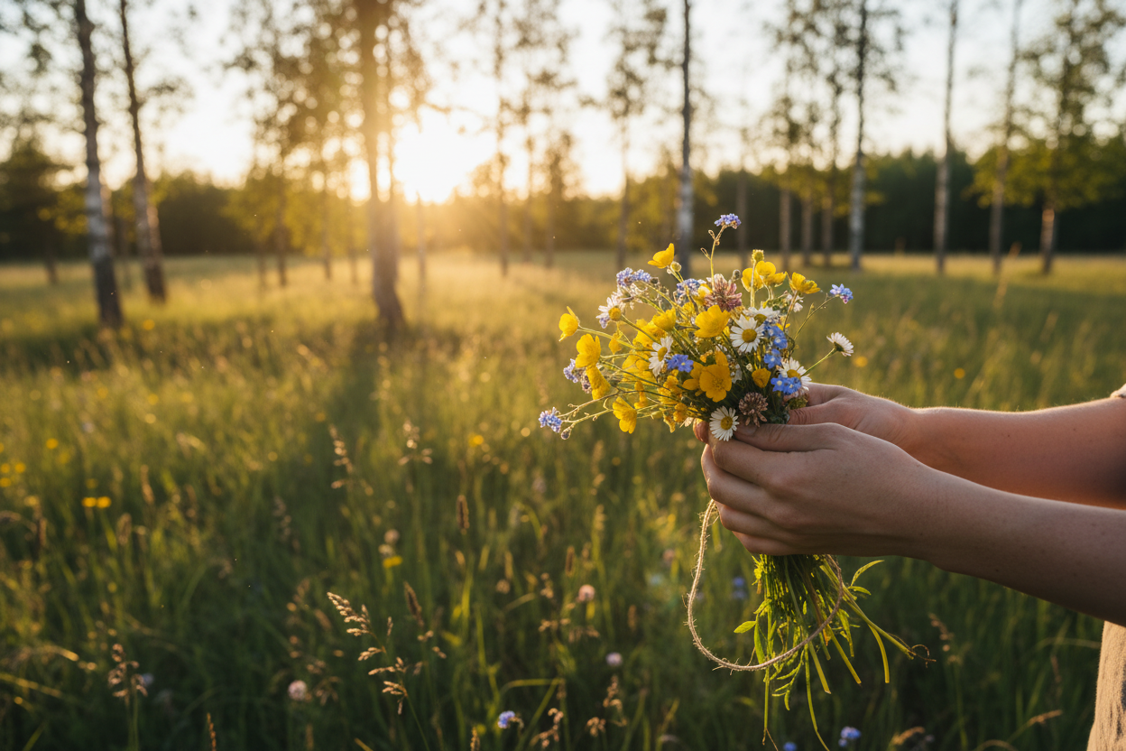 Morsdagsbanner – nordisk natur