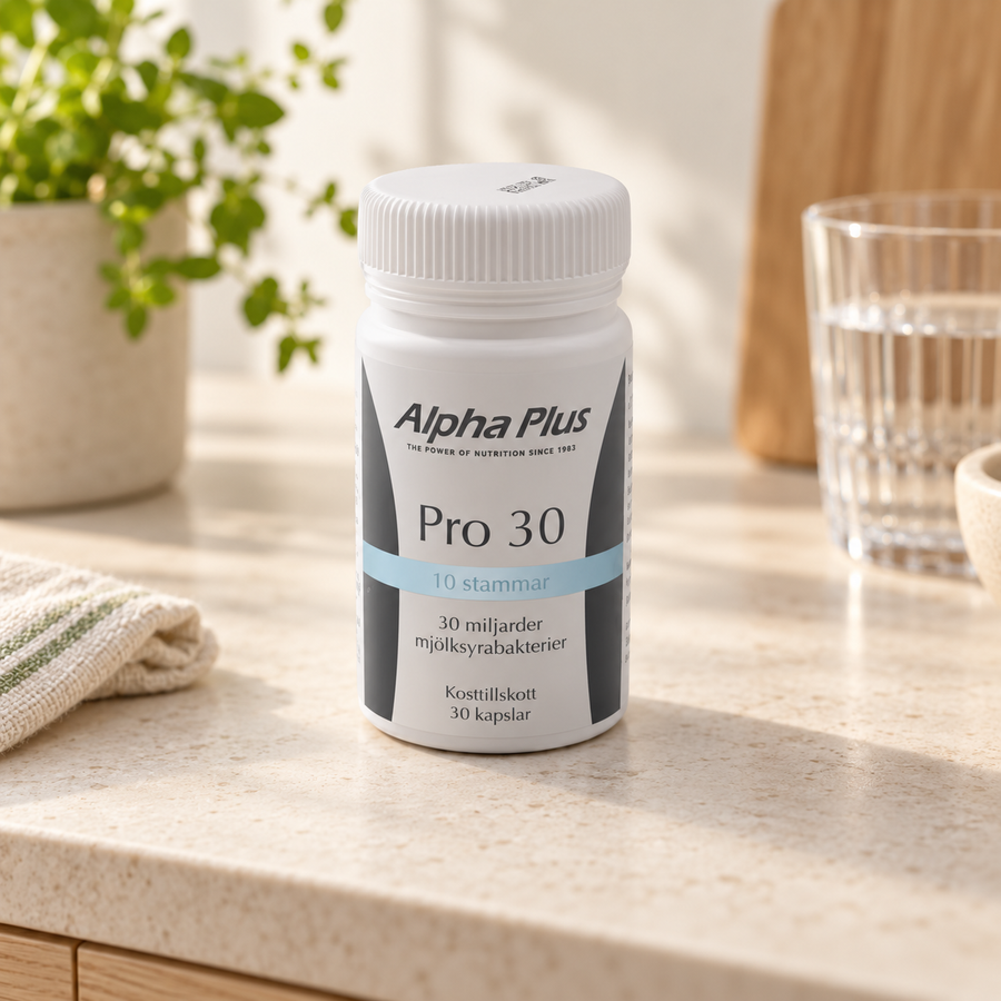 Alpha Plus Probiotika 30 miljarder 30 kapslar