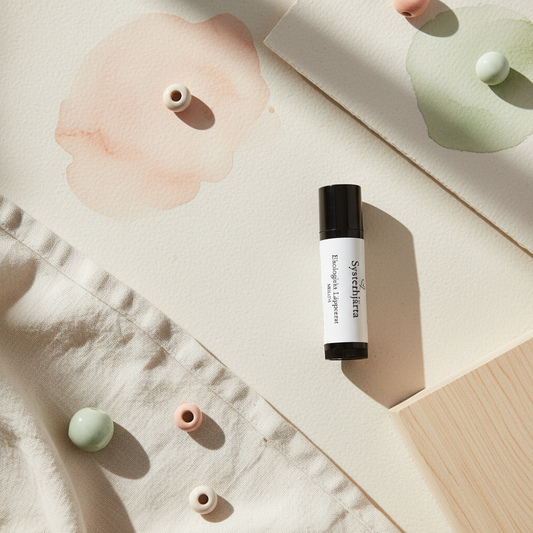 Systerhjärta Läppcerat Melon med premium nordisk bakgrund